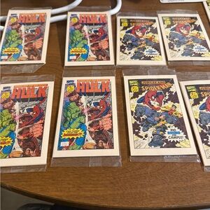Marvel Comic Book Trading Cards Set